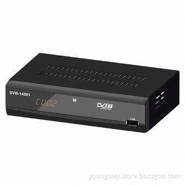 DVB-T Receiver, Supports HD/SD MPEG-4 and 1080P Video Formats